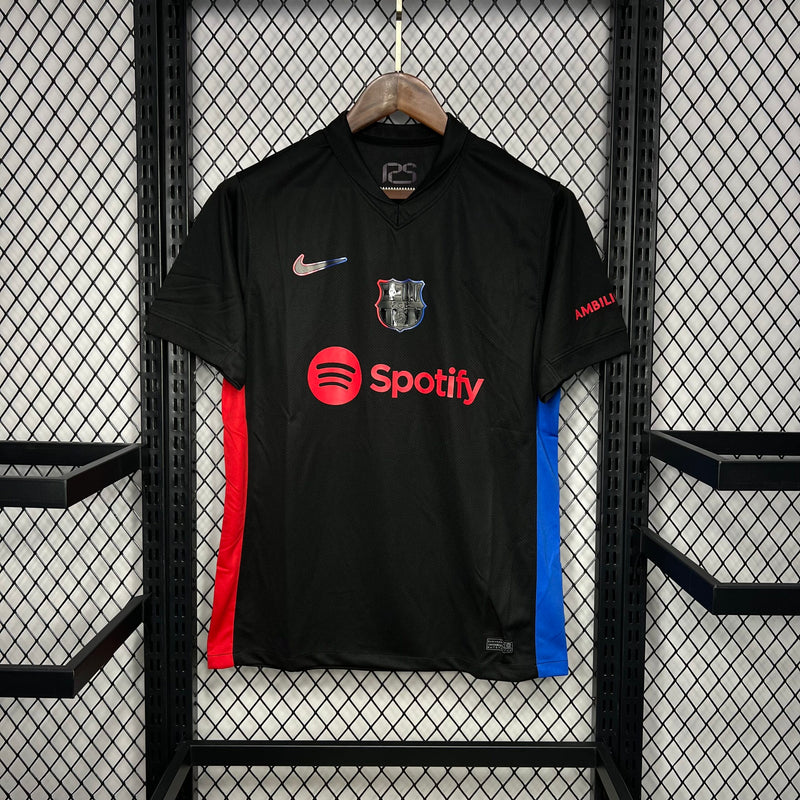 Versão Torcedor - Tailandesa - Camisa Barcelona II 24/25 s/nº Adidas Masculina