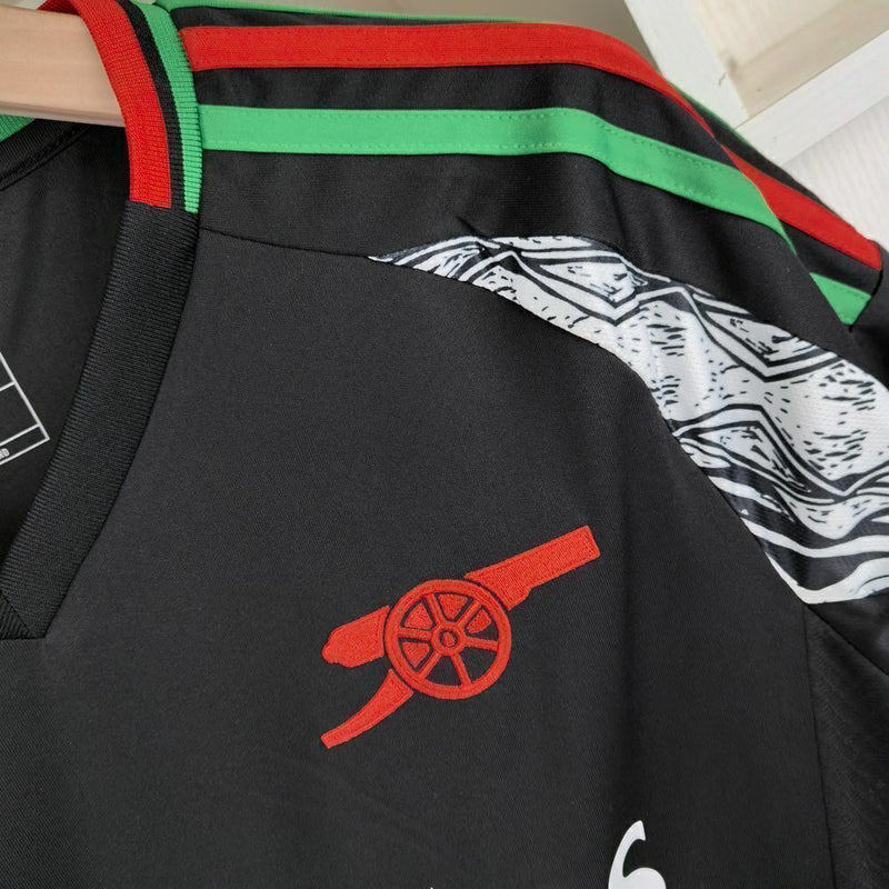 Versão Torcedor - Tailandesa - Camisa Arsenal II 24/25 s/nº Adidas Masculina