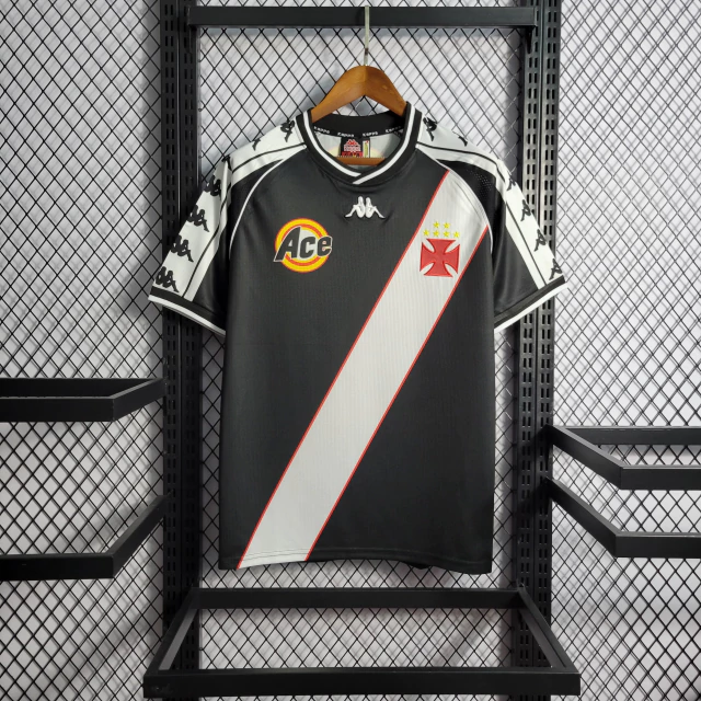 Retrô Tailandesa - Camisa Vasco I 2000 - Kappa Masculina