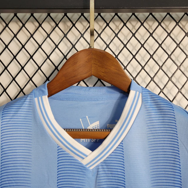 Kit Infantil Tailandesa 1.1 - Camisa Manchester City Home 23/24 s/n° Torcedor Puma Masculina