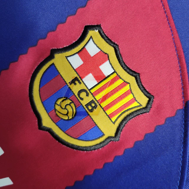 Kit Infantil Tailandesa 1.1 - Camisa Barcelona I 2023/24 s/nº Nike Torcedor Pro Masculina