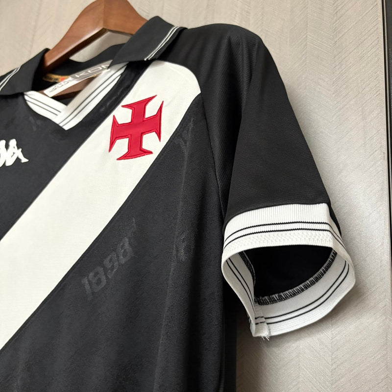 Versão Torcedor - Tailandesa - Camisa Vasco I 25/26 s/n° Kappa Masculina