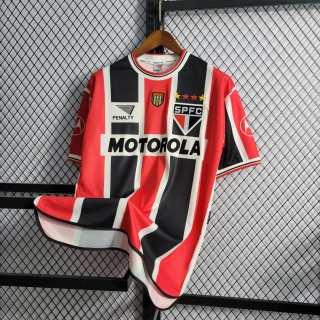 Retrô Tailandesa - Camisa São Paulo II 2000 s/nº - Penalty Masculina