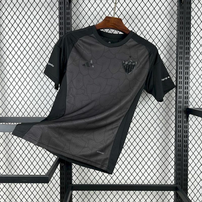 Versão Torcedor - Tailandesa - Camisa Atlético Mineiro All Black s/nº 25/26 Adidas Masculina