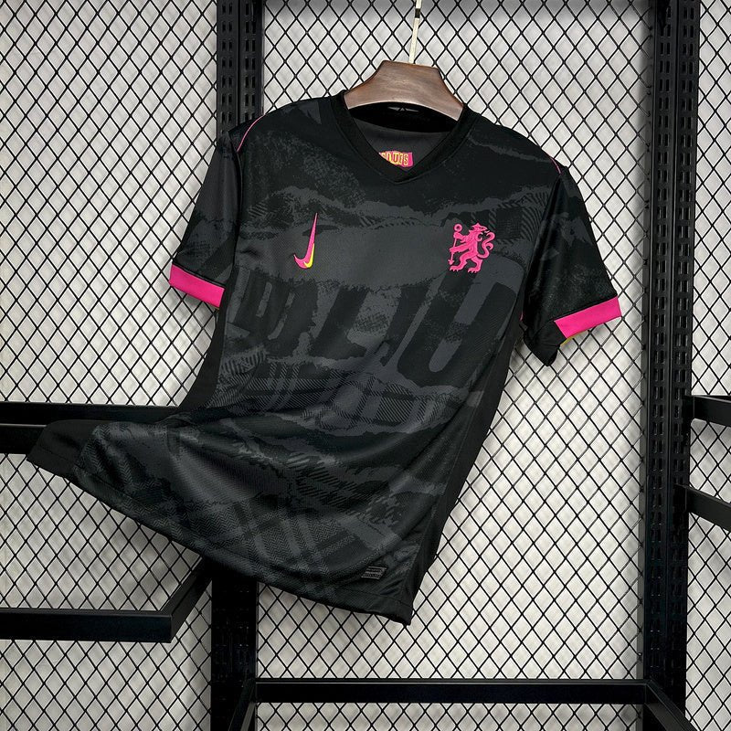 Versão Torcedor - Tailandesa -  Camisa Chelsea III 24/25 s/nº Nike Masculina
