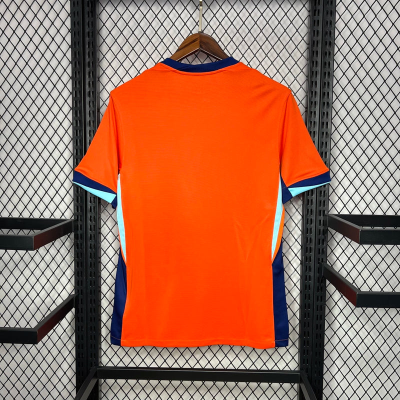 Versão Torcedor - Tailandesa - Camisa Holanda Home 24/25 s/nº Nike Masculina