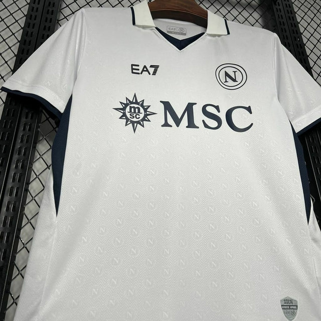 Versão Torcedor - Tailandesa - Camisa Napoli II 24/25 s/nº EA7 Masculina