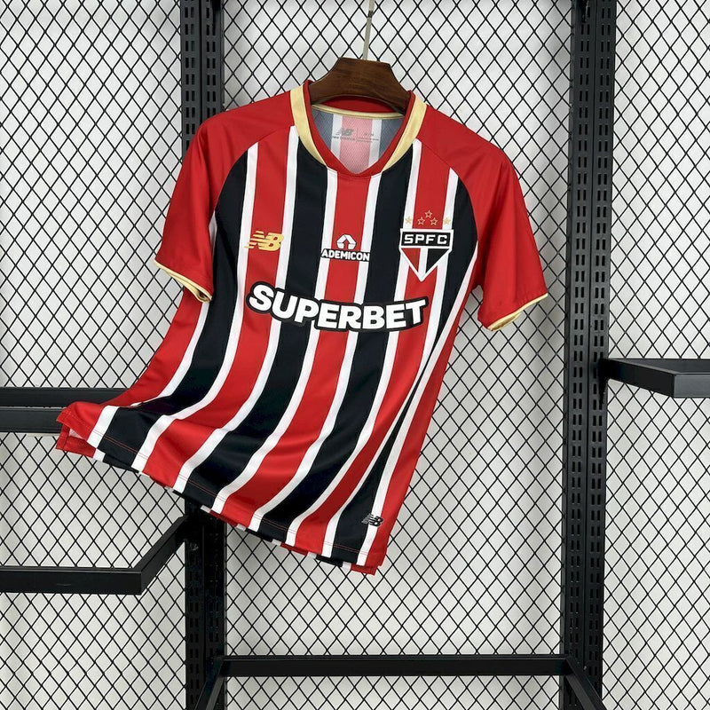 Versão Torcedor - Tailandesa - Camisa São Paulo II 2025 s/n° New Balance Masculina