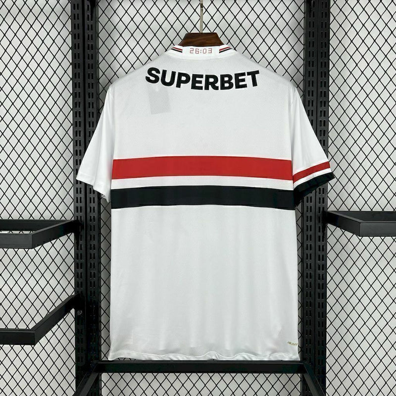 Versão Torcedor - Tailandesa Camisa São Paulo I Way 25/26 s/nº New Balance Masculina