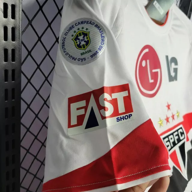Retrô Tailandesa - Camisa São Paulo 2006 s/nº - Titular Reebok Masculina
