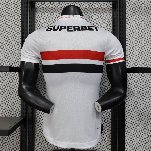 Versão Jogador - Camisa São Paulo I Way 2025 / 2026 s/nº - New Balance Masculina