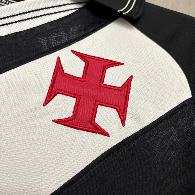 Versão Torcedor - Tailandesa - Camisa Vasco I 25/26 s/n° Kappa Masculina