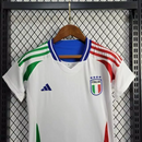 Kit Infantil Tailandesa 1.1 - Camisa Seleção Itália Euro 24 II Away s/nº - Adidas Torcedor