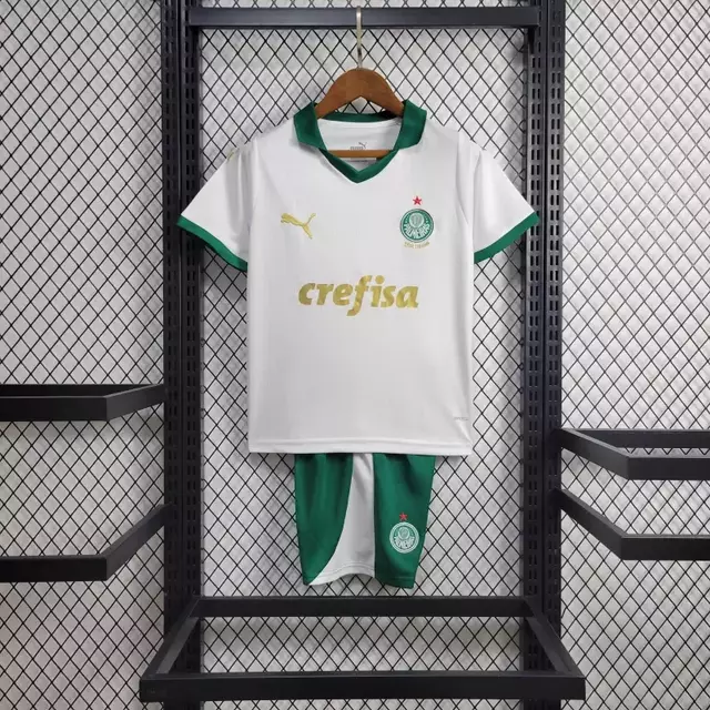 Kit Infantil Tailandesa 1.1 - Camisa Palmeiras II 24/25 s/n° - Torcedor Puma