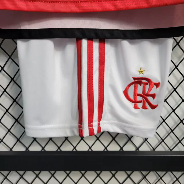 Kit Infantil Tailandesa 1.1 - Camisa Flamengo I 23/24 s/n° Torcedor Adidas Masculina