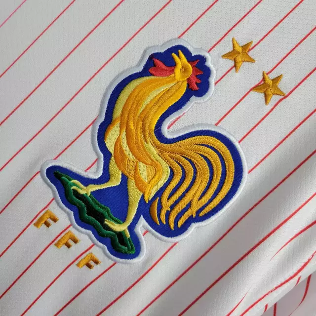 Tailandesa - Camisa Seleção França II Eurocopa 2024 s/nº Torcedor Masculina