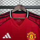 Versão Torcedor - Tailandesa - Camisa Manchester United Home I 25/26 s/nº Adidas Masculina