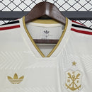 Versão Torcedor - Tailandesa - Camisa Flamengo Away III OF White 25/26 s/n° Adidas Masculina