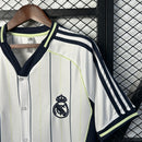 Versão Torcedor - Tailandesa - Camisa Real Madrid Baseball Style 25/26 s/nº Adidas Masculina