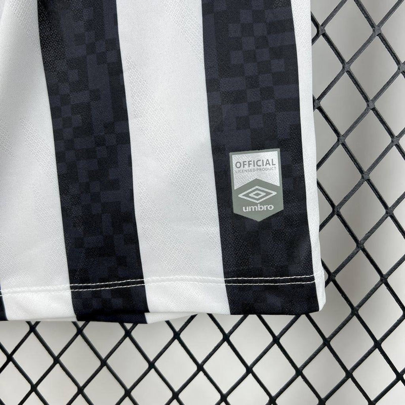 Versão Torcedor - Tailandesa - Camisa Santos II listrada 25/26 s/nº Umbro Masculina
