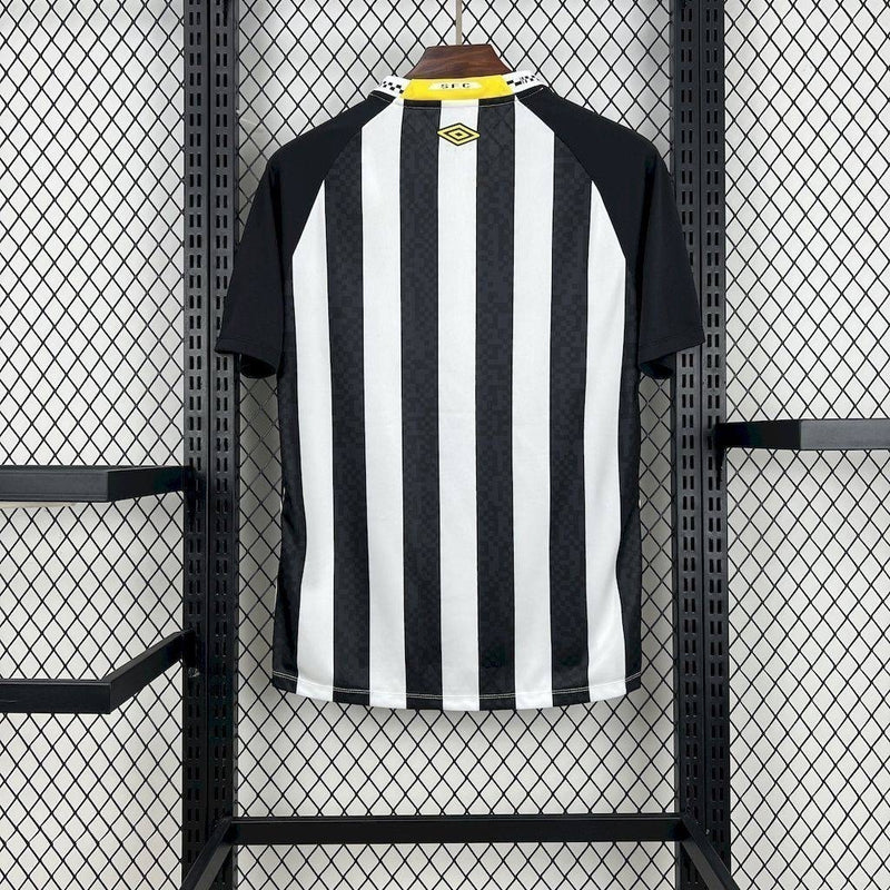 Versão Torcedor - Tailandesa - Camisa Santos II listrada 25/26 s/nº Umbro Masculina