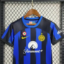 Kit Infantil Tailandesa 1.1 - Camisa Inter de Milão Home 23/24 s/nº - Nike Torcedor Masculina