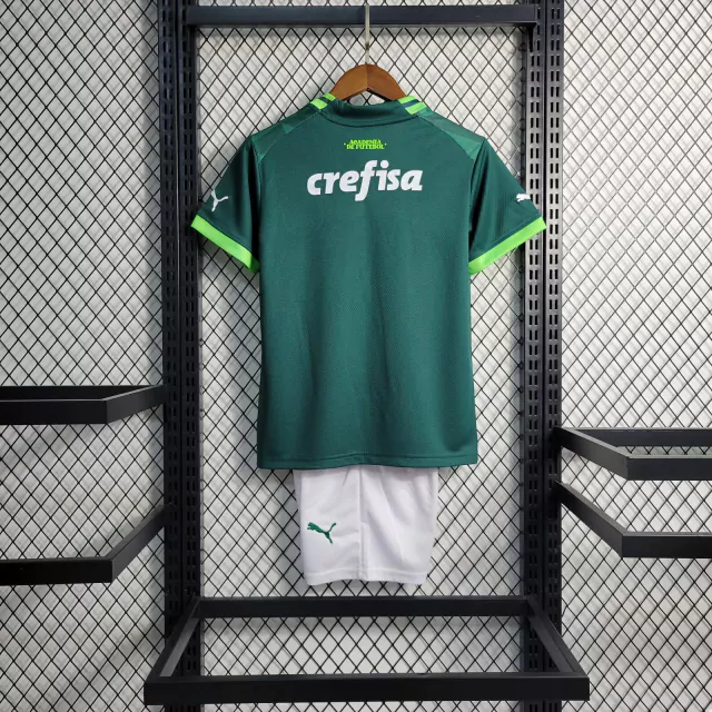 Kit Infantil Tailandesa 1.1 - Camisa Palmeiras I 23/24 s/nº - Torcedor Puma Masculina