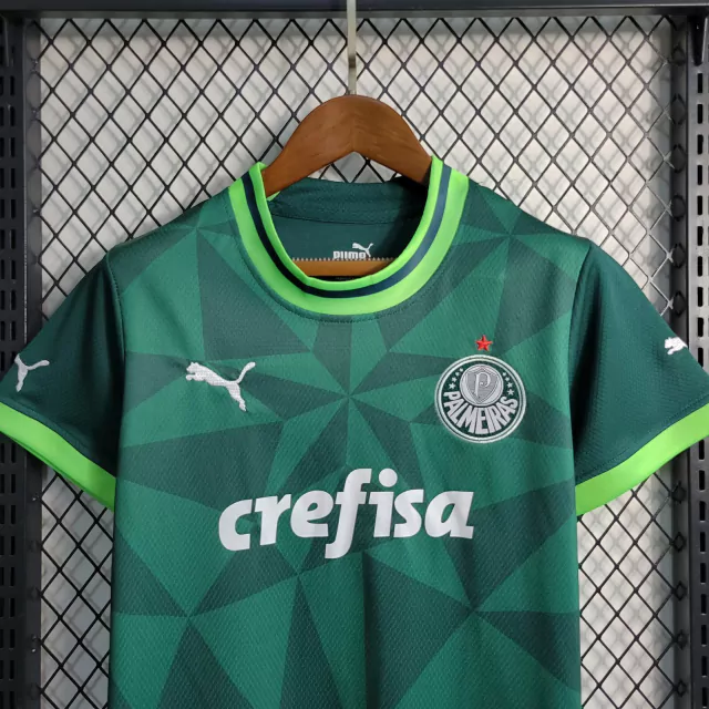 Kit Infantil Tailandesa 1.1 - Camisa Palmeiras I 23/24 s/nº - Torcedor Puma Masculina